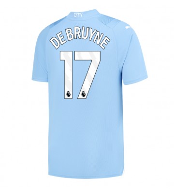 Manchester City Kevin De Bruyne #17 Hemmatröja 2023-24 Korta ärmar